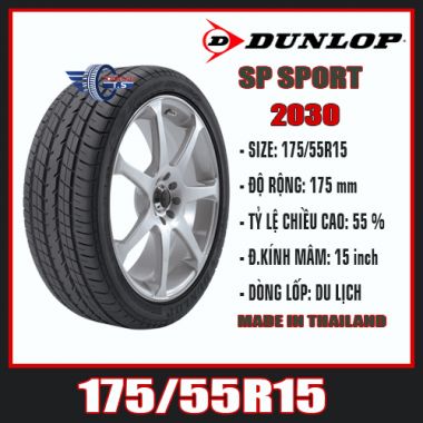 DUNLOP SP SPORT 2030 175/55R15 