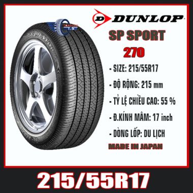 DUNLOP SP SPORT 270 215/55R17