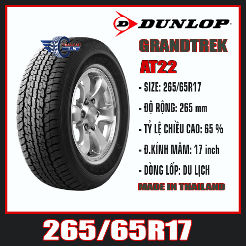 mua lốp xe ô tô Dunlop chính hãng tại Bình Dương