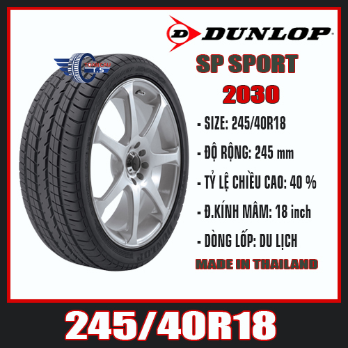 DUNLOP SP SPORT 2030 245/40R18