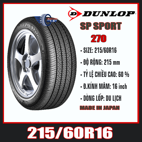 DUNLOP SP SPORT 270 215/60R16