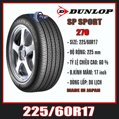 DUNLOP SP SPORT 270 225/60R17