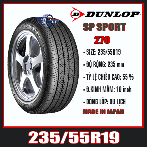 DUNLOP SP SPORT 270 235/55R19