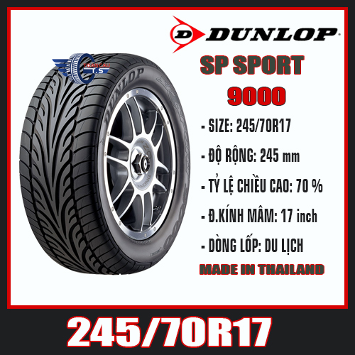 DUNLOP SP SPORT 9000 245/70R17