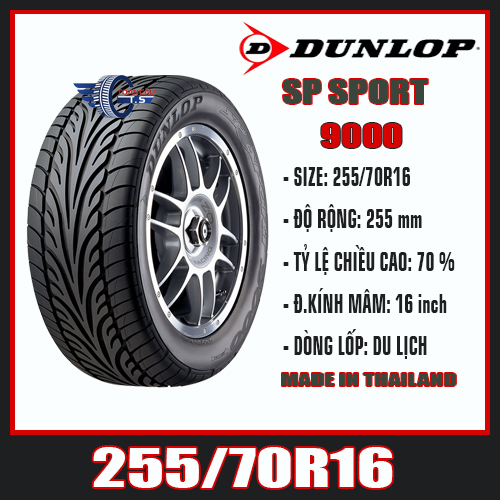 DUNLOP SP SPORT 9000 255/70R16