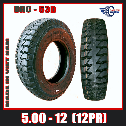 DRC 5.00-12 - NGANG - 53D - 12PR